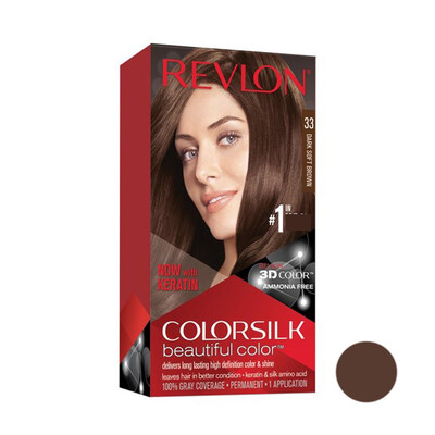 کیت رنگ مو بدون آمونیاک رولون شماره 33 قهوه ای ملایم حجم 59 میلی لیتر