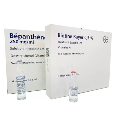 آمپول بیوتین و بپانتن (۶ جفت) بایر آلمان | Biotine and Bepanthene ampoule Bayer